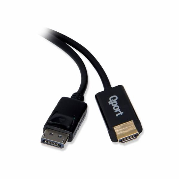 Q-DPH 1.8M Display Port(M) to HDMI(M) Çevirici Kablo