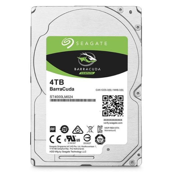 ST4000LM024 4TB 2.5''5400RPM Sata3 128MB Barracuda Dahili HardDisk
