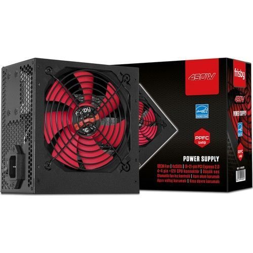 FR-PS45F12B 450W KUTULU 12CM FANLI 4XSATA POWER SUPPLY