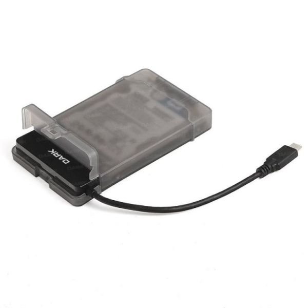 DK-AC-DSE210 2.5'' HDD/SSD DESTEKLİ   USB3.1 (TYPE-C)  5GBPS SEFFAF DİSK KUTUSU