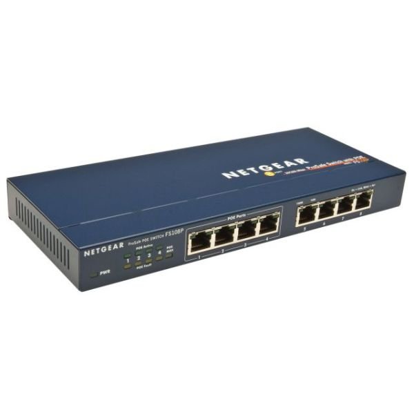 FS108PEU Netgear FS108PEU 8 Port 10/100 4 Port POE 1.6Gbps Switch