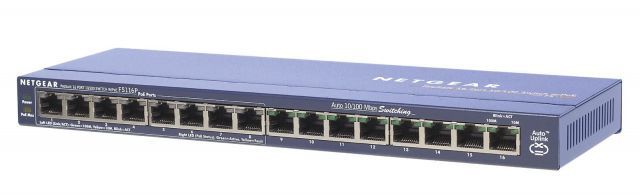 FS116PEU 16Port 10/100 8 Port  POE Switch