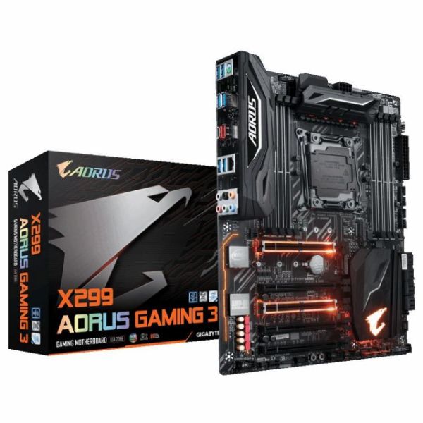 X299-AORUS-GAM-3 Intel X299 2066 DDR4 4400MHz Gaming Anakart