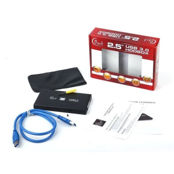 DK-AC-DSE21U3 Alüminyum USB3.0 2,5'' SATA Hard Disk Kutusu