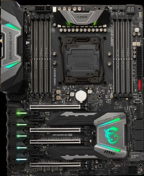 X299-GAMING-M7-ACK Intel X299 2066 DDR4 4266MHz Gaming Anakart