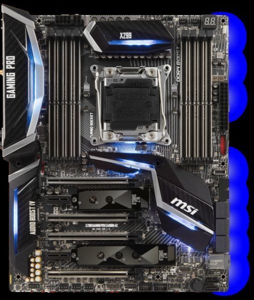 X299-GAMING-PRO-CA Intel X299 2066 DDR4 4133MHz Gaming Anakart