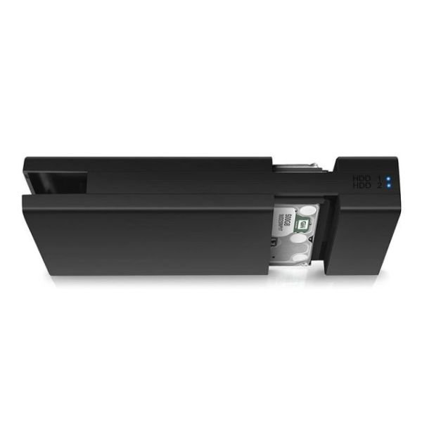 DK-AC-DSE25R 2 X 2.5'' HDD/SSD/ DESTEKLİ USB3.0 RAİD 0/1 DİSK KUTUSU