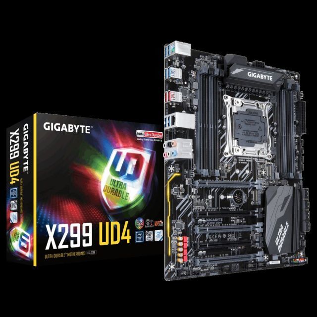 X299-UD4 Intel X299 2066 DDR4 4400MHz Anakart