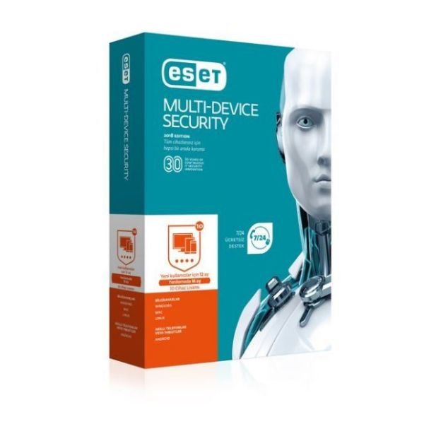 8697690850859 ESET Multi Device V,10.0 Tr 10 Kul.1 Yıl