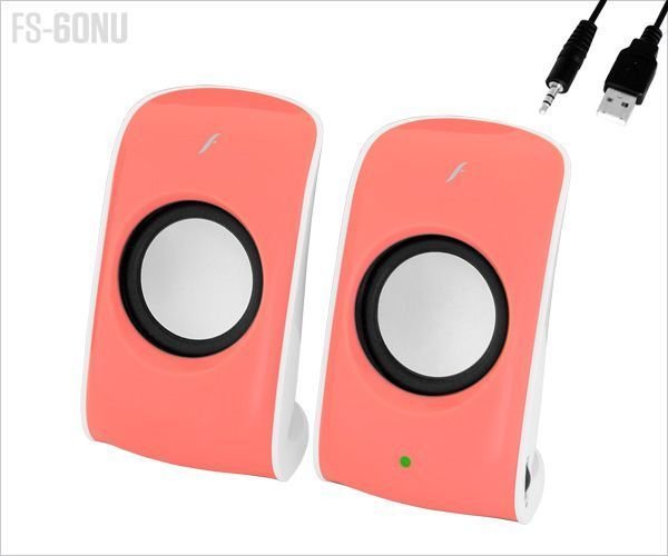 FS-60NU 4W RMS,Kablolu 1+1 Speaker,Pembe