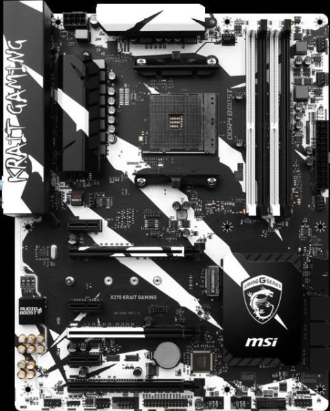 X370KRAITGAMING AMD X370 AM4 DDR4 3200MHz HDMI/DVI Gaming Anakart
