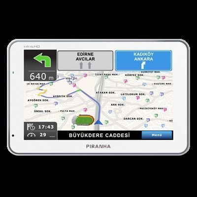 8698720984216 Infiniti HD BEYAZ 5.0 inç GPS Navigasyon Sistemi + 128 MB DDR2
