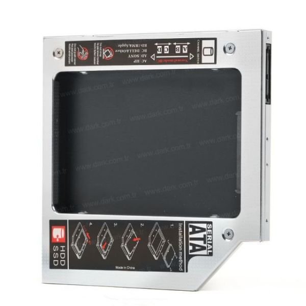 DK-AC-DSOSD12 12.7 MM Notebook Slim 2.5'' SATA HDD ve SSD Disk Kutusu