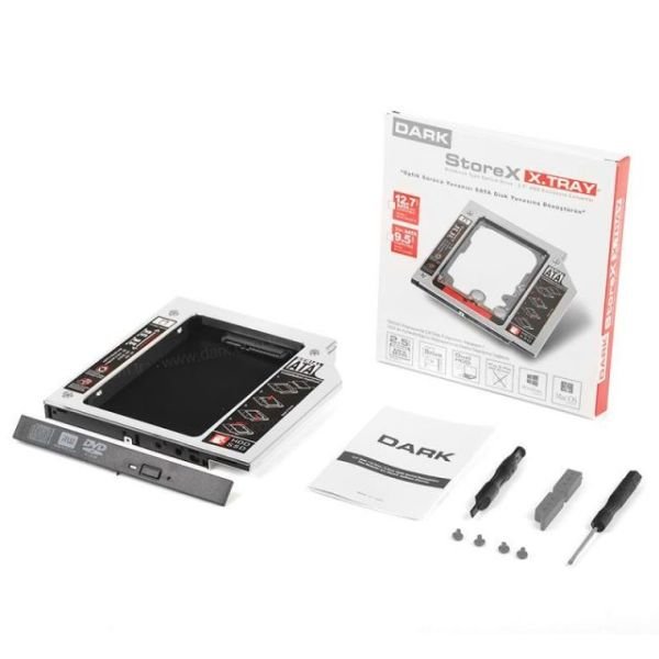 DK-AC-DSOSD12 12.7 MM Notebook Slim 2.5'' SATA HDD ve SSD Disk Kutusu