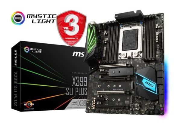 X399SLIPLUS AMD X399 TR4 DDR4 3600MHz Anakart