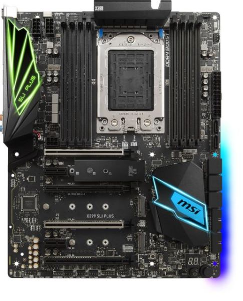 X399SLIPLUS AMD X399 TR4 DDR4 3600MHz Anakart