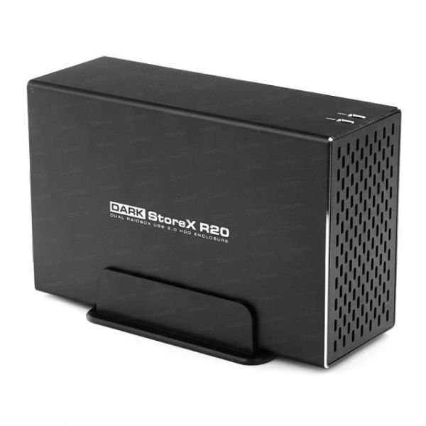 DK-AC-DSX21U3R Dual RaidBox 2 x 3.5'' Hot Swap Disk Destekli, Alüminyum Gövde, USB 3.0 D