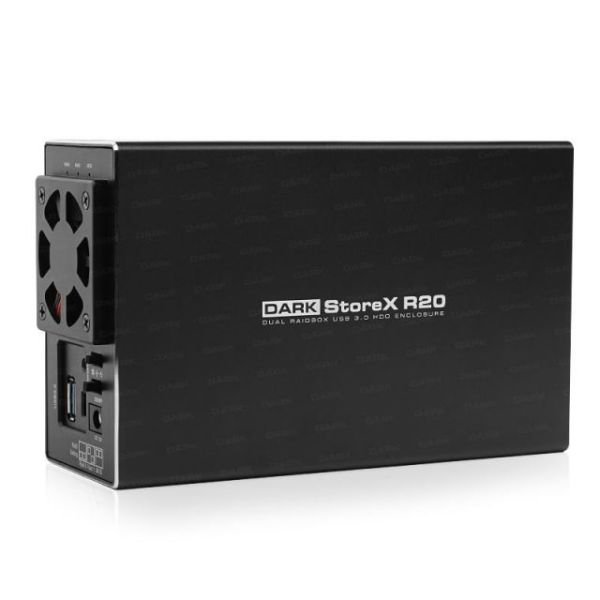 DK-AC-DSX21U3R Dual RaidBox 2 x 3.5'' Hot Swap Disk Destekli, Alüminyum Gövde, USB 3.0 D