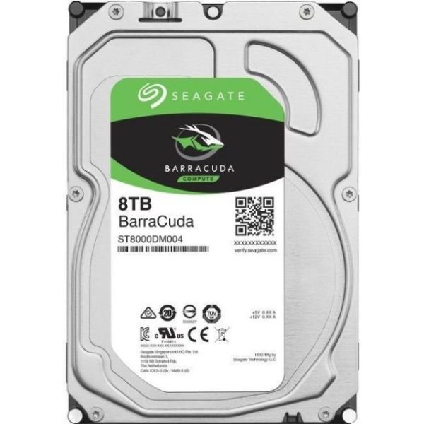 ST8000DM004 8TB 3.5''5400RPM Sata3 256MB Barracuda Dahili HardDisk