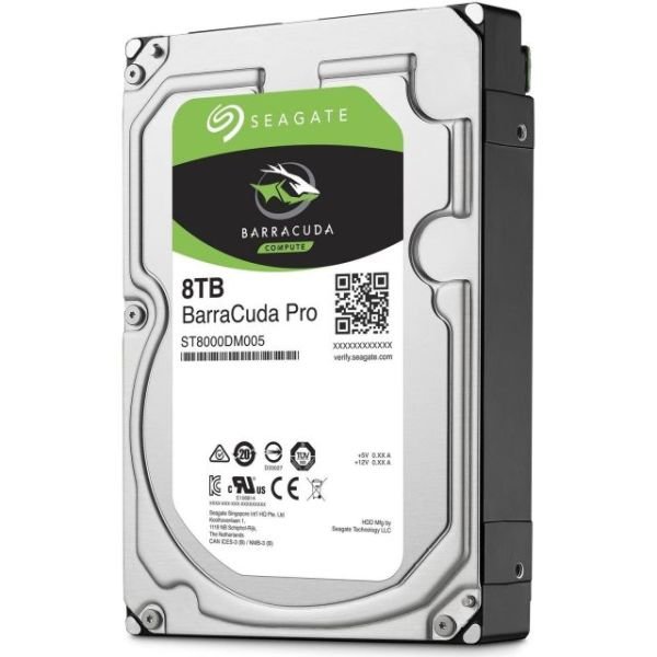 ST8000DM005 8TB 3.5''7200RPM 256MB Sata3 Dahili Barracuda Pro HardDisk
