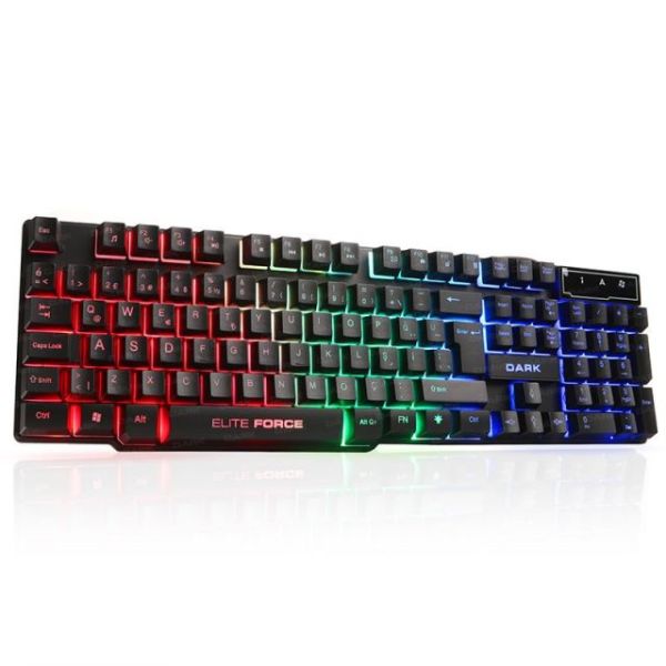 DK-AC-GK1000 USB MEKANİK HİSLİ RAINBOW AYDINLATMALI TÜRKÇE Q OYUNCU KLAVYE