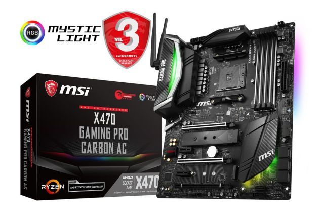 X470GAMINGPROCAC AMD X470 AM4 DDR4 3466MHz HDMI/DP Gaming Anakart