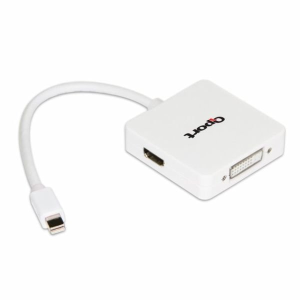 Q-MDP03 Mini DP(M) To HDMI + DVI + DP(F) Çevirici Converter