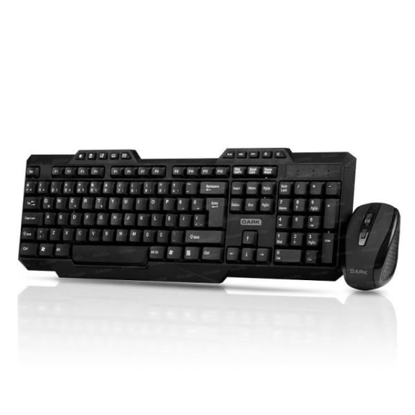 DK-AC-KMW1000 Multimedia Butonlu Türkçe Q Kablosuz Klavye & Mouse Set