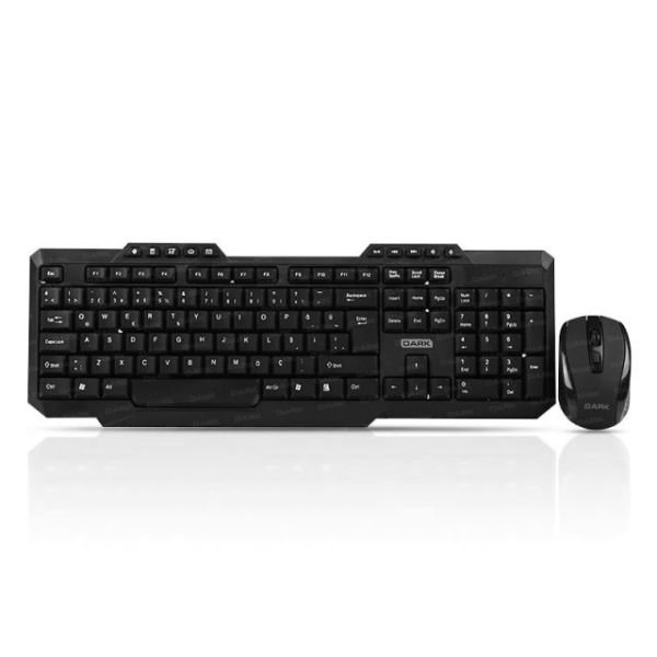 DK-AC-KMW1000 Multimedia Butonlu Türkçe Q Kablosuz Klavye & Mouse Set