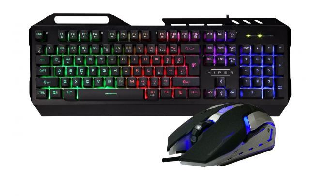 LOGOSV40 Gaming Klavye ve Programlanabilir Mouse Set (Metal Kasa )
