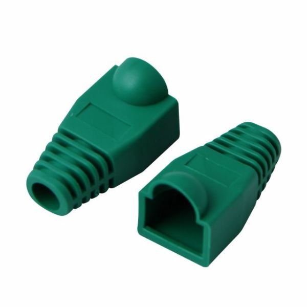 Q-P5Y RJ45 KONNEKTÖR KILIFI - PLUG BOOT 50'Lİ PAKET YEŞİL - CAT5 - CAT6 - CAT7