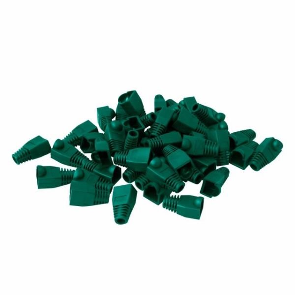 Q-P5Y RJ45 KONNEKTÖR KILIFI - PLUG BOOT 50'Lİ PAKET YEŞİL - CAT5 - CAT6 - CAT7