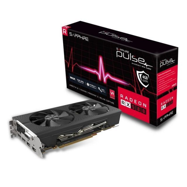 11265-09-20G RX580 4GB 256B GDDR5 DVID/HDMI/DP AMD Gaming Ekran Kartı