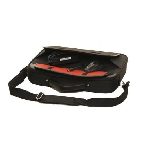 G16002L 15.4-15.6''Guard Lux Serisi Kasnaklı Siyah/Kırmızı Notebook Çanta