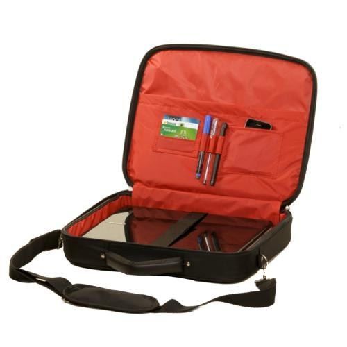 G16002L 15.4-15.6''Guard Lux Serisi Kasnaklı Siyah/Kırmızı Notebook Çanta