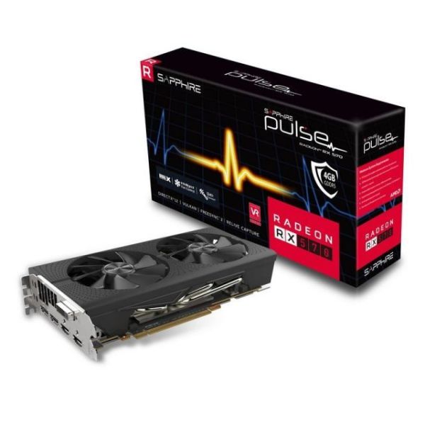 11266-04-20G RX570 4GB 256B GDDR5 DVID/HDMI/DP AMD Gaming Ekran Kartı
