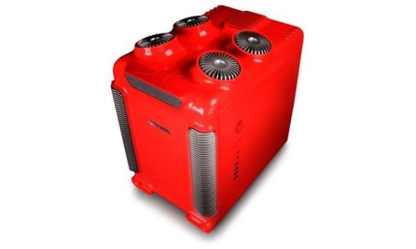 STEAMCASTLE-RD 2xUSB 2.0, 2xUSB 3.0, 1xAudio, 1xMic Kırmızı Kasa