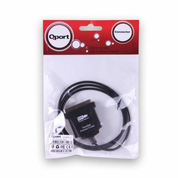 Q-PRLPT1_5 1,5 Metre Usb/Lpt Dönüştürücü Printer kablosu