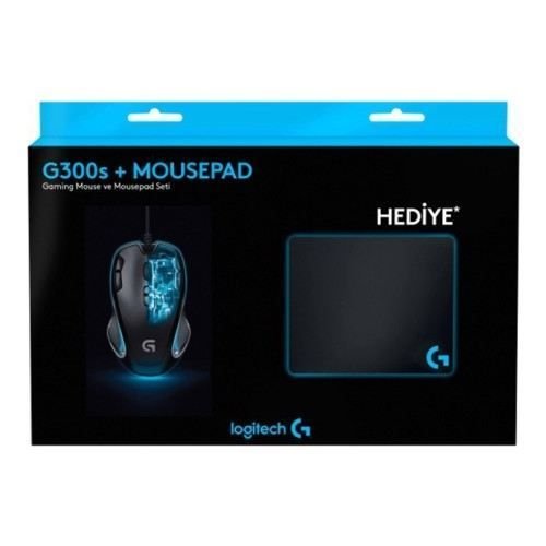 G300S-MOUSEPAD G300S, Gaming Mouse+Mousepad Kıt (Mousepad+G300S)
