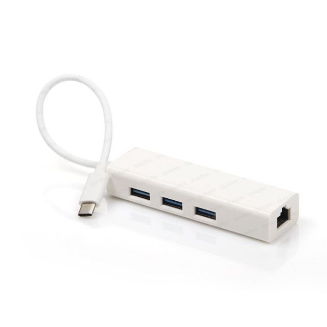 DK-AC-U31X3GL USB3.1 Type C 3x USB3.0 Hub 1x Gigabit Ethernet Çoklayıcı