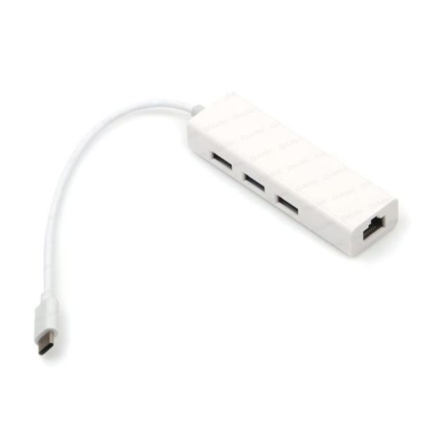 DK-AC-U31X3GL USB3.1 Type C 3x USB3.0 Hub 1x Gigabit Ethernet Çoklayıcı