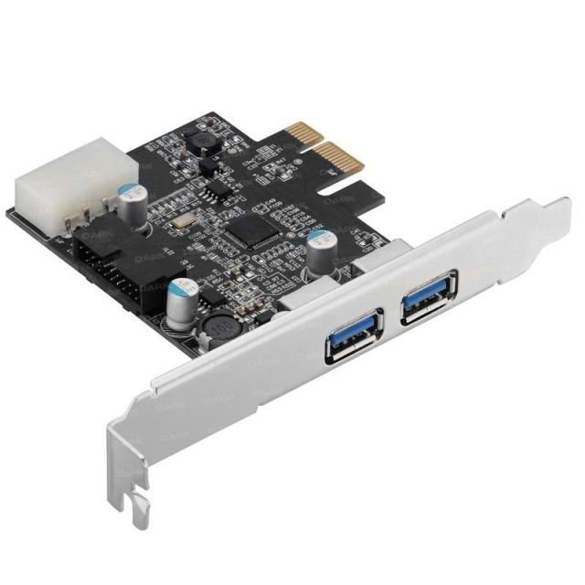 DK-AC-U3P21 2xUSB3.0 1x19 PIN Anakart Bağlantılı PCI Express Kart