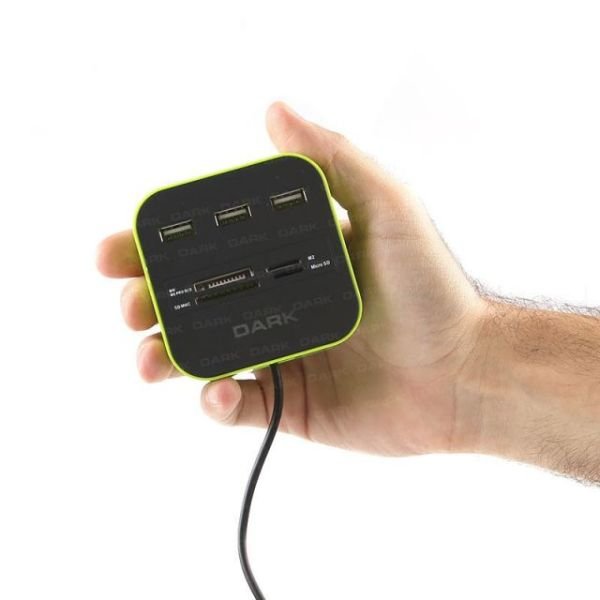 DK-AC-UCR202GN USB 2.0 External 49 in 1 Kart Okuyucu Yeşil