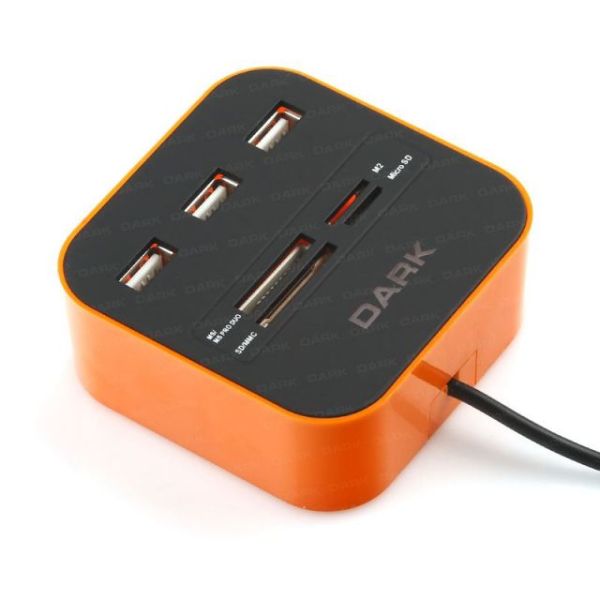DK-AC-UCR202OR USB 2.0 External 49 in 1 Kart Okuyucu Turuncu