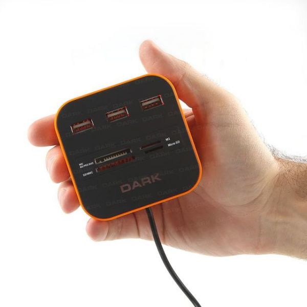 DK-AC-UCR202OR USB 2.0 External 49 in 1 Kart Okuyucu Turuncu