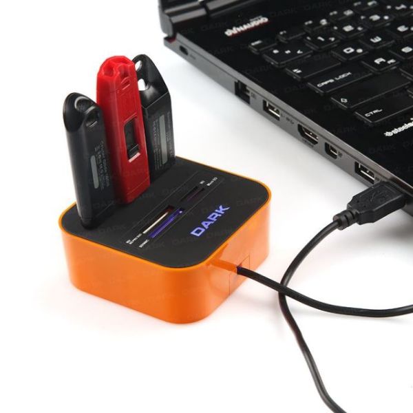DK-AC-UCR202OR USB 2.0 External 49 in 1 Kart Okuyucu Turuncu