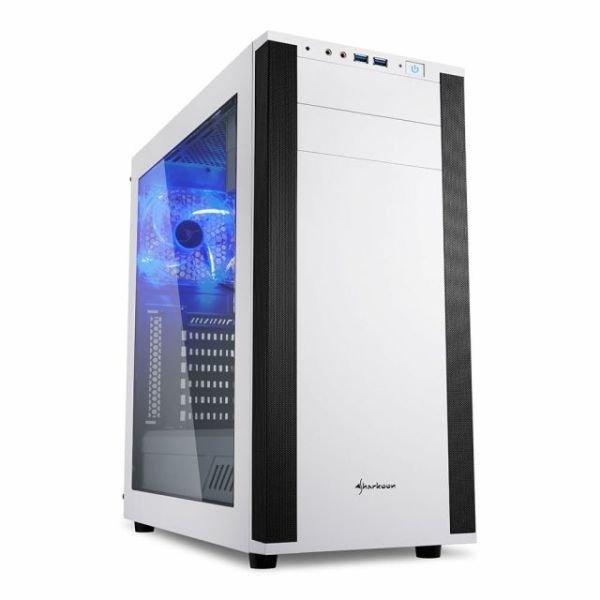 M25-W-WHITE Pencereli Powersız Midi Tower Beyaz Kasa