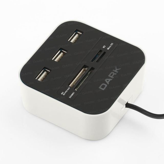 DK-AC-UCR202W USB 2.0 External 49 in 1 Kart Okuyucu Beyaz