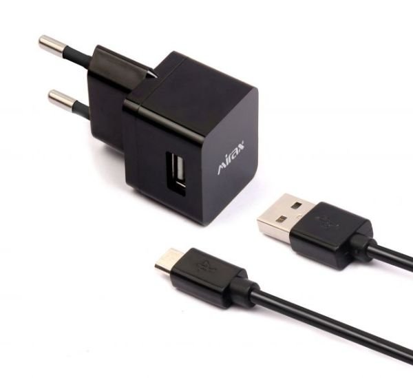 SWT-1210 Micro Usb Baglantili Sarj Cihazi Siyah