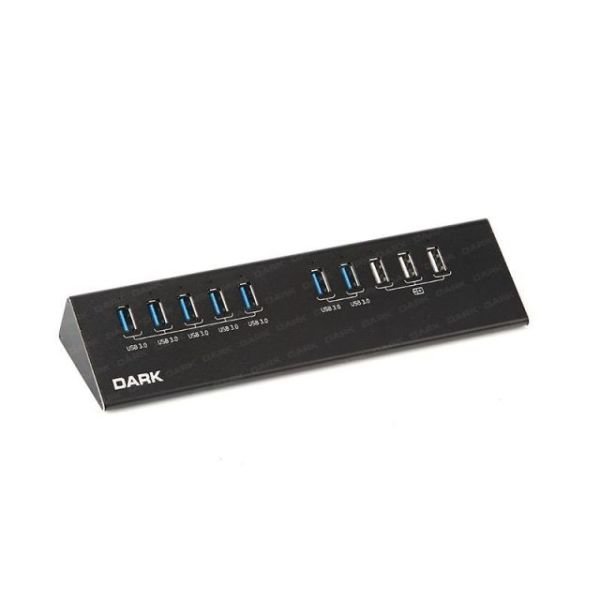 DK-AC-USB3100 Connect Master 7+3 Hızlı Şarj Adaptörlü USB3.0 Hub